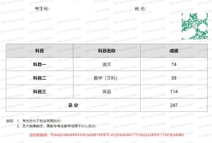 山东成人高考成绩展示