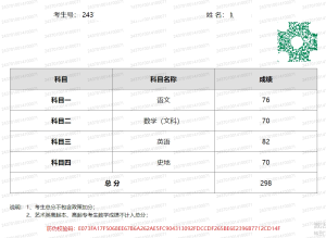 山东成人高考成绩展示
