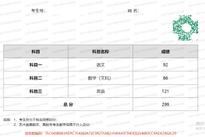 山东成人高考成绩展示