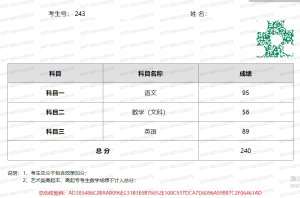 山东成人高考成绩展示