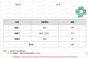 山东成人高考成绩展示