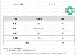 山东成人高考成绩展示